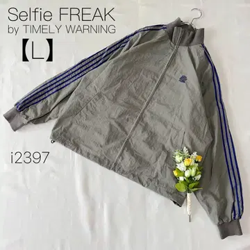 타임리 워닝 나일론 뒷면 메쉬 트랙 자켓 라인 [L]