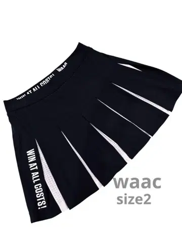 새상품급 WAAC 왁 미니 스커트 플리츠 스커트 이너 포함 한국