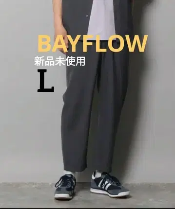 BAYFLOW 앵클 블랙 팬츠