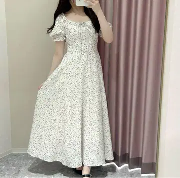 An MILLE 오프숄더 미니 플라워 원피스