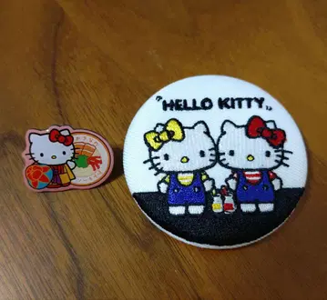 헬로키티 캔뱃지 핀 배지