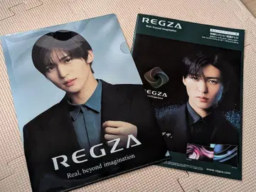 SnowMan 메구로 렌 REGZA 최신 카탈로그 클리어 파일 세트