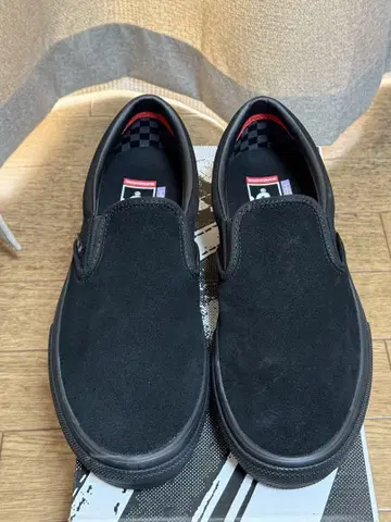 반스 스케이트 슬립온 팝 쿠시 블랙 27.5cm