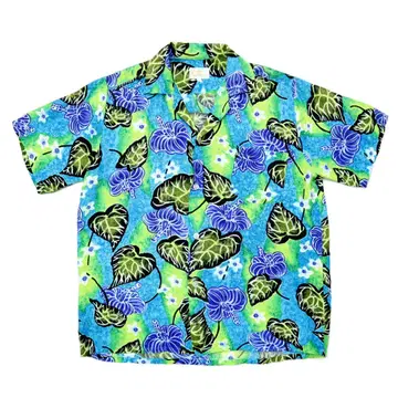 60년대 빈티지 FASHIONS OF HAWAII 레이온 알로하 셔츠