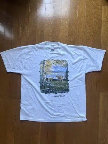 90s 애니멀 티셔츠 Jerzees