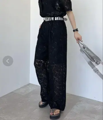 레이스 수트 업 팬츠