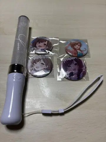 유. 굿즈 캔뱃지 응원봉