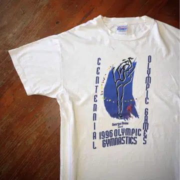 90s Hanes 올림픽 티셔츠 빈티지 USA제 아메카지 L