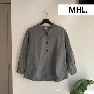 마가렛 호웰 밴드 카라 셔츠 코튼 100