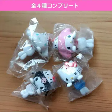 산리오 피코노루 마스코트 가챠가챠 풀 컴프 키티 쿠로미 새상품
