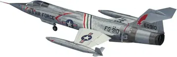 하세가와 미국 공군 F-104C 스타 파이터 프라모델 PT19