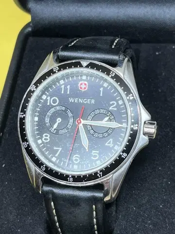 Wenger 크로노그래프 7211X WR100m SWISS MADE 작동