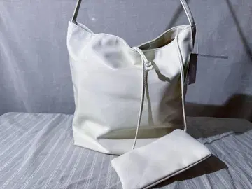CORNERS 토트백 인조 가죽 복조리 토트백