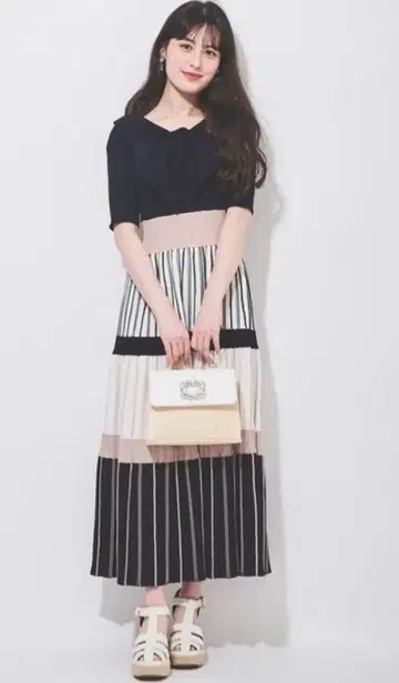 31 Soms de mode 썸머 니트 롱 원피스 S 사이즈