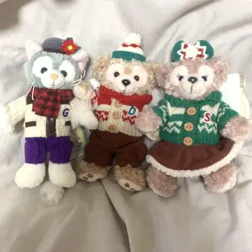도쿄디즈니씨 더피 셰리 메이 젤라토니 봉제 인형 배지
