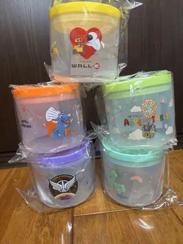 happy 복권 픽사 캐니스터 5종
