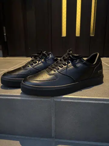 DUNLOP 블랙 가죽 스니커즈 REFIND 28cm 새상품