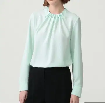 띠어리 럭스 Marvine Gali Blouse 프로스티 아이스 42