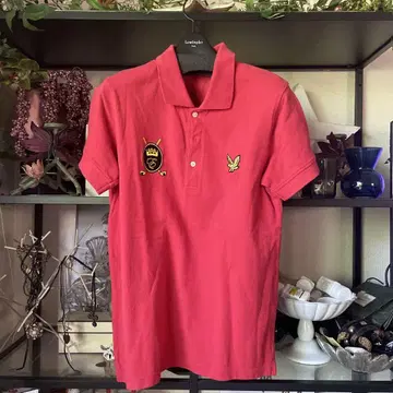 Lyle & Scott 빨간색 피케 셔츠