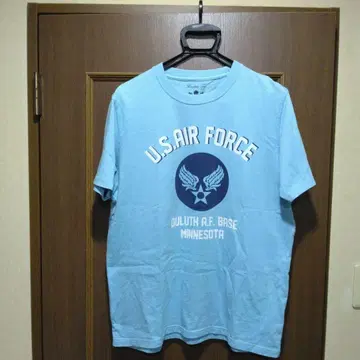 Houston U.S. AIR FORCE 티셔츠 라이트 블루