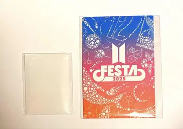 공식 BTS FESTA 2025 구매 혜택 엽서 트레이딩 카드 세트
