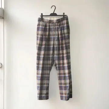 NEAT FOX BROTHERS 울 트라우저 마드라스 체크
