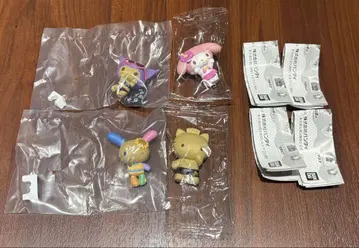 산리오 캐릭터즈 모두 함께 바캉스 피규어 가챠 4종 세트