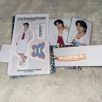 FANTASTICS 사와모토 나츠키 아크릴 스탠드 포토 카드 네임 참