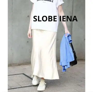 SLOBE IENA 바이아스 새틴 머메이드 스커트 38