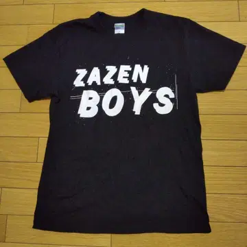 밴딩 티셔츠 ZAZEN BOYS (자젠 보이즈) 반팔 티셔츠 M