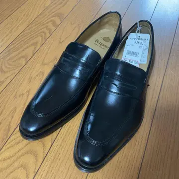 Bergamo 블랙 가죽 로퍼 26.0cm