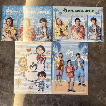 Mrs. GREEN APPLE 비주얼 보드 비주얼 시트 전종 세트