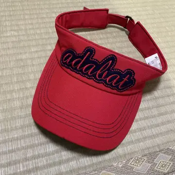adabat 빨간색 바이저 모자