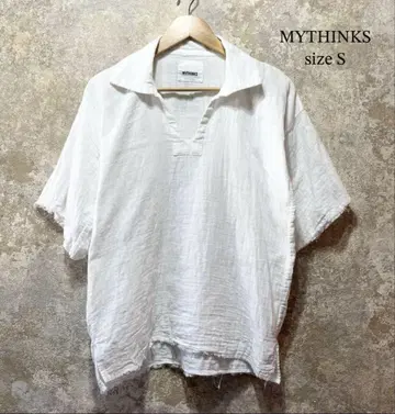 MYTHINKS 마이싱스 스키퍼 셔츠 화이트 셔츠