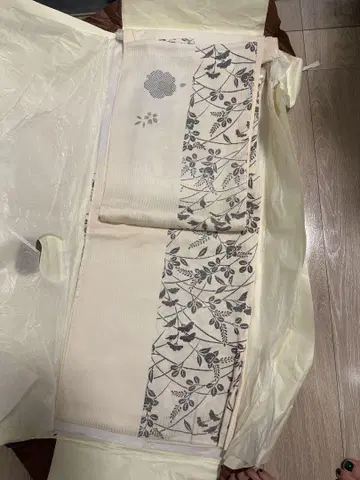 호몬기 꽃무늬 라이트 핑크 단이