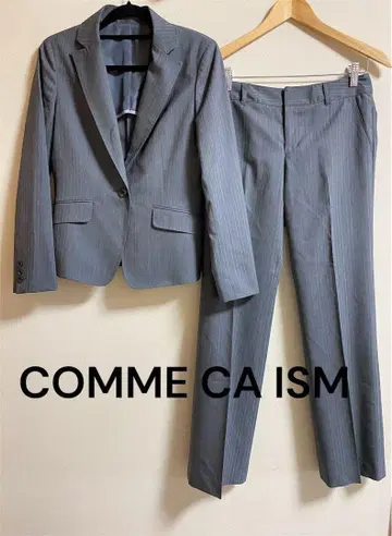COMME CA ISM 컴시즘 셋업 팬츠 수트 그레이 S