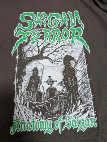 SAIGAN TERROR 티셔츠 2XL 사이즈 미착용 새상품 nyhc