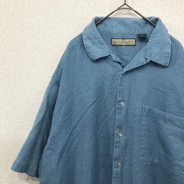 미국 빈티지 의류 반팔 셔츠 캐주얼 오픈 카라 XL 1956