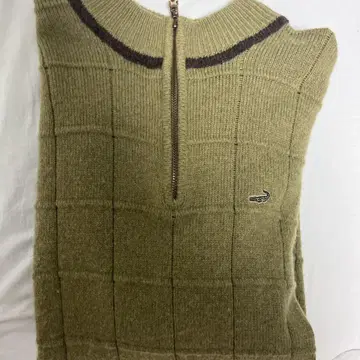 라코스테 하프 지퍼