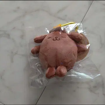 폼폼푸딩 해피 플레이버 부드러운 코코아 새상품 키링