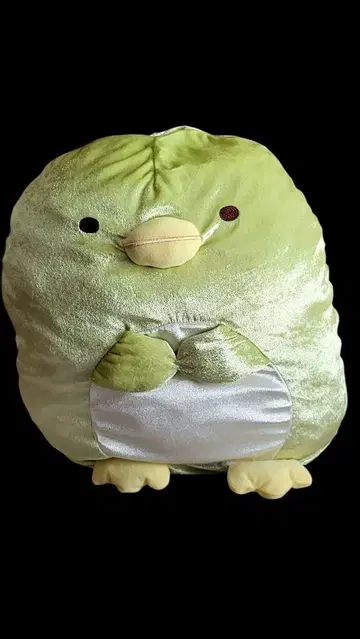 스미코구라시 그린 컬러 펭귄 봉제 인형 약 30cm