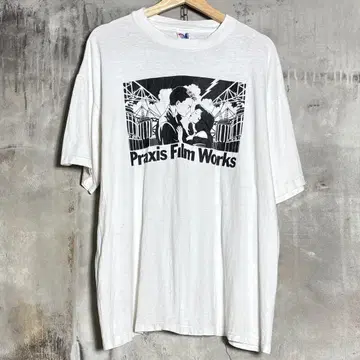 90년대 USA제 Praxis Film 웍스 티셔츠