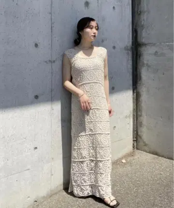 Bab 크로셰 롱 원피스 S