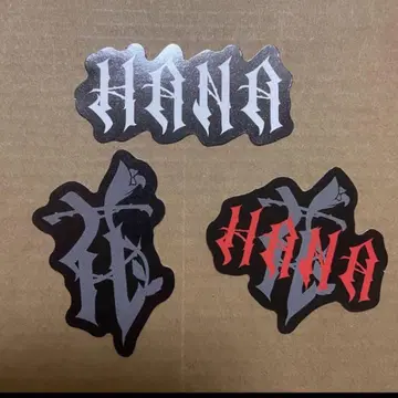 HANA 하나 로고 스티커 3장 세트