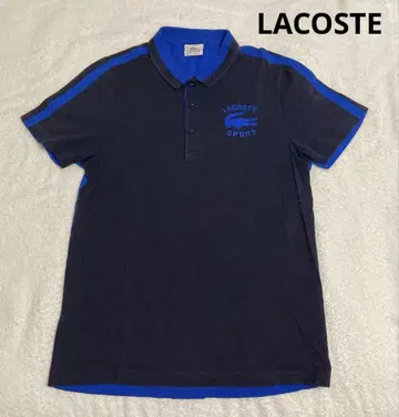 LACOSTE 라코스테 빅 로고 스포츠 피케 셔츠 반팔 남성용 M