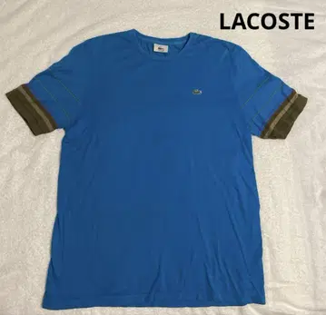 LACOSTE 라코스테 문자 악어 티셔츠 반팔 남성용 L
