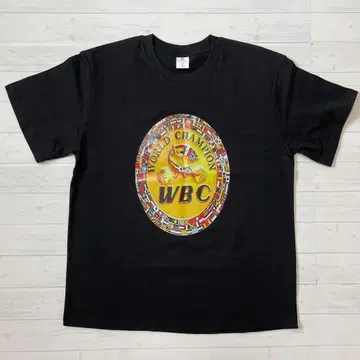 WBC 티셔츠 복싱 블랙