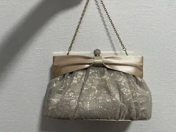 리본 포함 레이스 파티 백 결혼식 2차 모임 경사 동창회