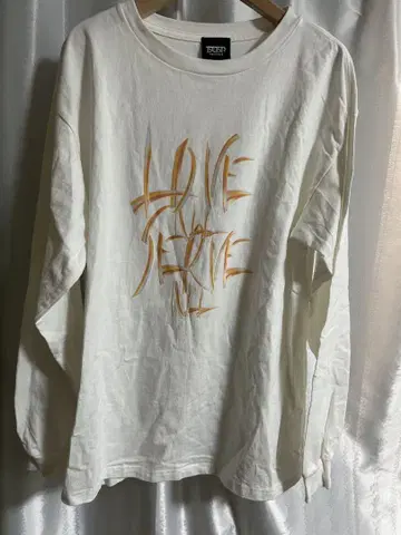 후지이 카제 LOVE ALL SERVE ALL 롱 티셔츠 M