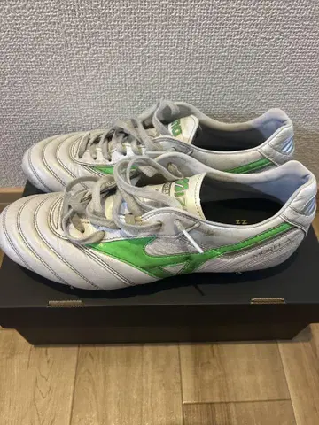 Mizuno 모레리아 축구화 화이트/그린